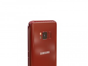samsung galaxy s8 burgundy red 3D Model