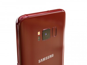 samsung galaxy s8 burgundy red 3D Model