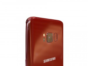 samsung galaxy s8 burgundy red 3D Model