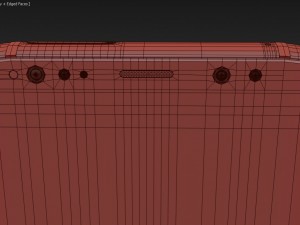 samsung galaxy s8 burgundy red 3D Model