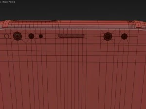 samsung galaxy s8 burgundy red 3D Model