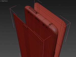 samsung galaxy s8 burgundy red 3D Model