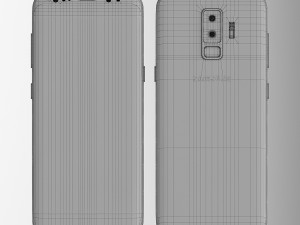 samsung galaxy s9 3Dモデル
