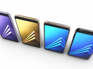 samsung galaxy a8 all colors 3D Модель