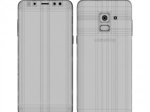 samsung galaxy a8 all colors 3D Модель