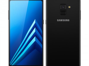 samsung galaxy a8 plus black 3Dモデル