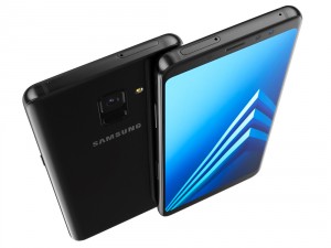samsung galaxy a8 plus black 3Dモデル