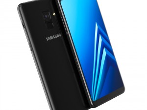 samsung galaxy a8 plus black 3Dモデル