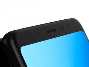 samsung galaxy a8 plus black 3Dモデル