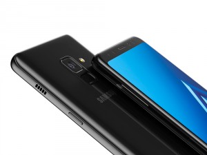 samsung galaxy a8 plus black 3Dモデル