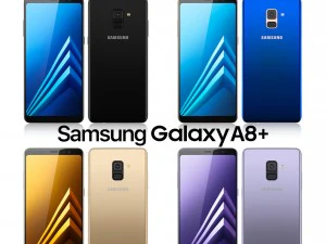 Samsung Galaxy A8 Plus tutti i colori Modello 3D