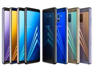 samsung galaxy a8 plus all colors 3D Model