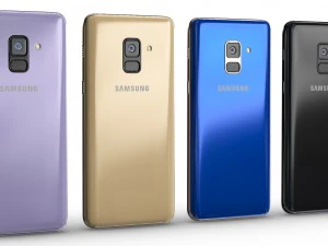 samsung galaxy a8 and a8 plus collection 3D Model