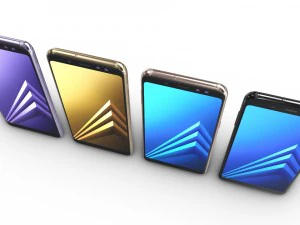 samsung galaxy a8 and a8 plus collection 3D Model