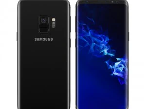 samsung galaxy s9 black 3D Model