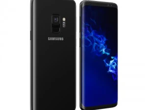 samsung galaxy s9 black 3D Model