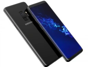 samsung galaxy s9 black 3D Model