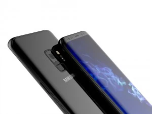 samsung galaxy s9 black 3D Model