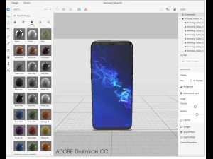 samsung galaxy s9 black 3D Model