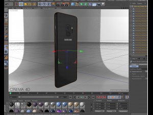 samsung galaxy s9 black Modèle 3D