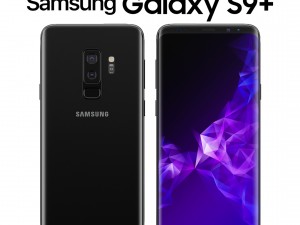 samsung galaxy s9 plus black 3D मॉडल