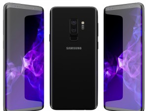 samsung galaxy s9 and s9 plus black Model 3D