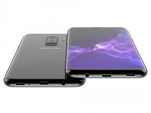 samsung galaxy s9 and s9 plus black Model 3D