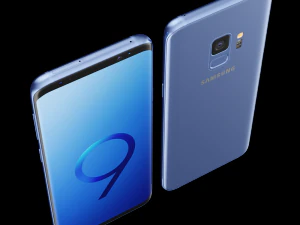 samsung galaxy s9 coral blue 3D Model