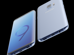 samsung galaxy s9 coral blue 3D मॉडल