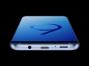 samsung galaxy s9 coral blue 3D Model