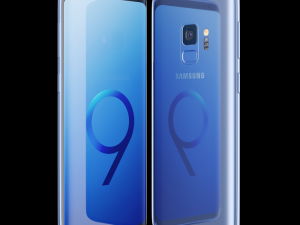 samsung galaxy s9 coral blue 3D मॉडल