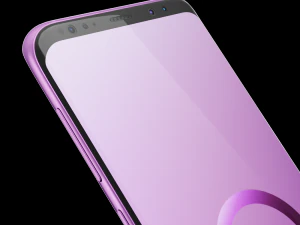 samsung galaxy s9 lilac purple 3D Model