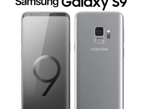 samsung galaxy s9 titanium gray 3D Model