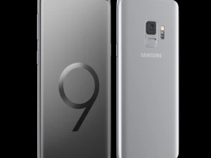 samsung galaxy s9 titanium gray 3D Model