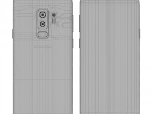 samsung galaxy s9 lilac purple 3D Model