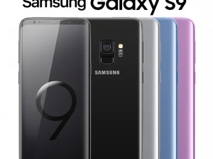 samsung galaxy s9 t&uuml;m renkler 3D Model