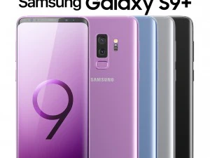 samsung galaxy s9 plus all colors 3D Model