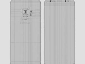 samsung galaxy s9 and s9 plus all colors 3D Model
