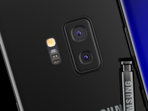 samsung galaxy note 9 black concept 3D Модель
