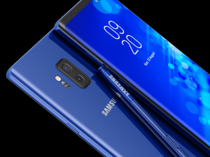 samsung galaxy note 9 blue concept 3D Модель