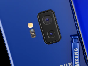 samsung galaxy note 9 blue concept 3D Model