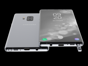 samsung galaxy note 9 gray concept 3D Model