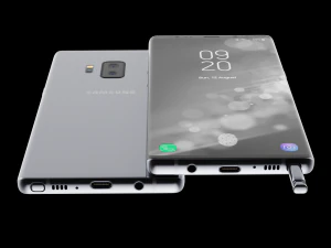 samsung galaxy note 9 gray concept 3D Model