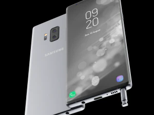 samsung galaxy note 9 gray concept 3D Model