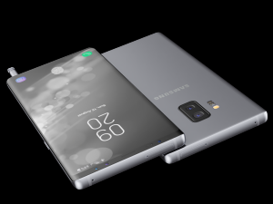 samsung galaxy note 9 gray concept 3D Model