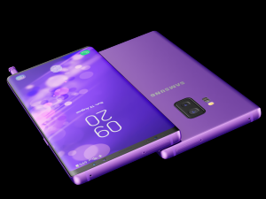 samsung galaxy note 9 purple concept 3Dモデル