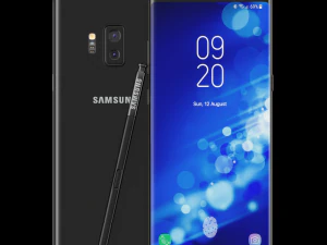 samsung galaxy note 9 all colors concept 3D Model
