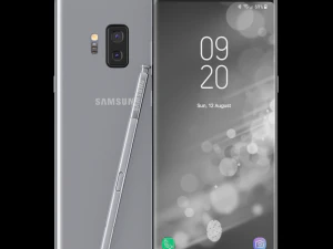 samsung galaxy note 9 all colors concept 3D Model