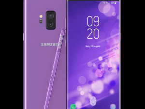 samsung galaxy note 9 all colors concept 3D Model