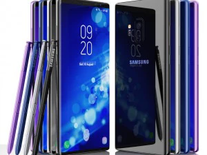 samsung galaxy note 9 all colors concept 3D Model